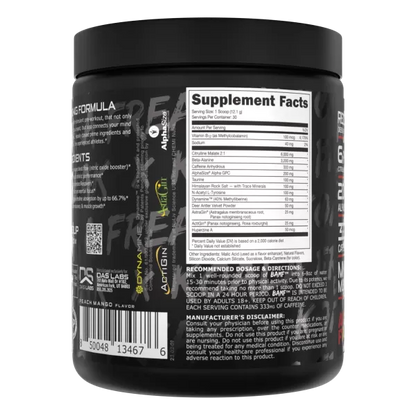 BAMF High Stimulant Nootropic Pre-Workout