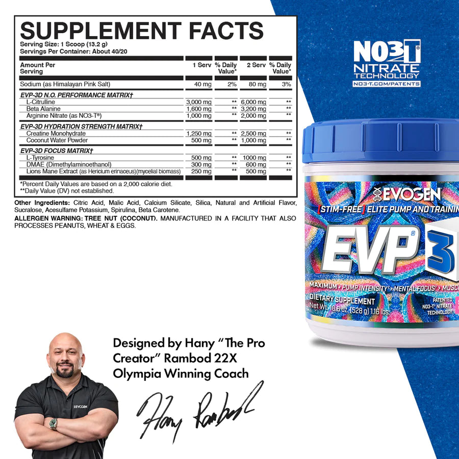 EVP-3D Non-Stim Pre-Workout